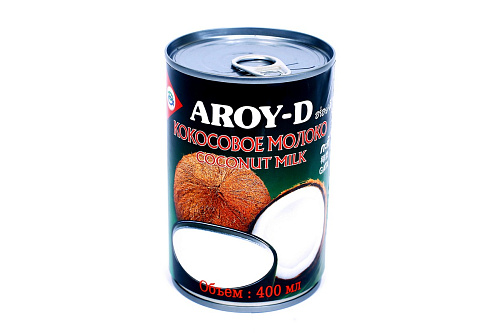 Кокосовое молоко Aroy-D 17-19% 24*400мл, ж/б, Индонезия