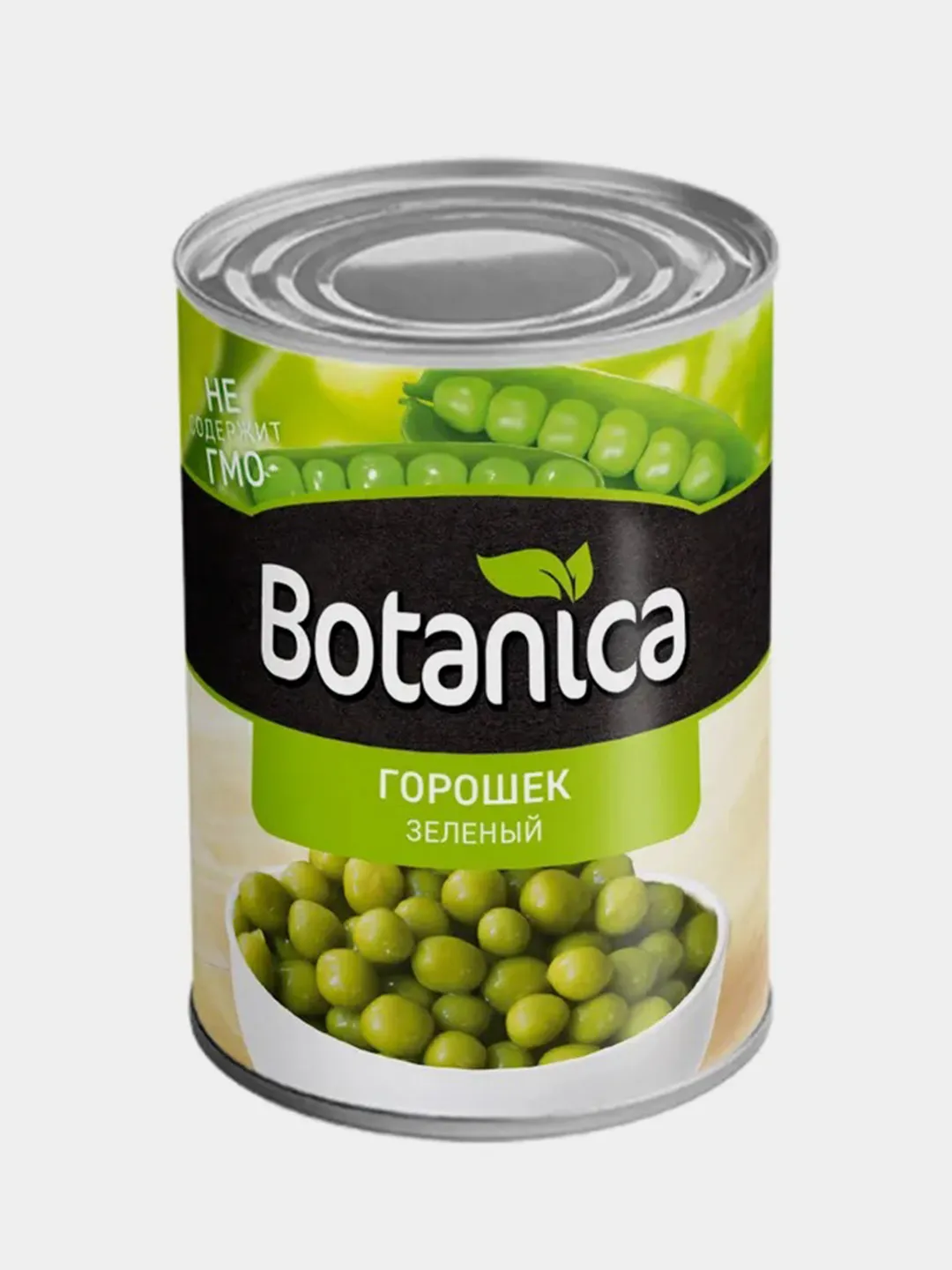 Горошек зеленый консерв. Botanica 12*425мл ж/б, Россия