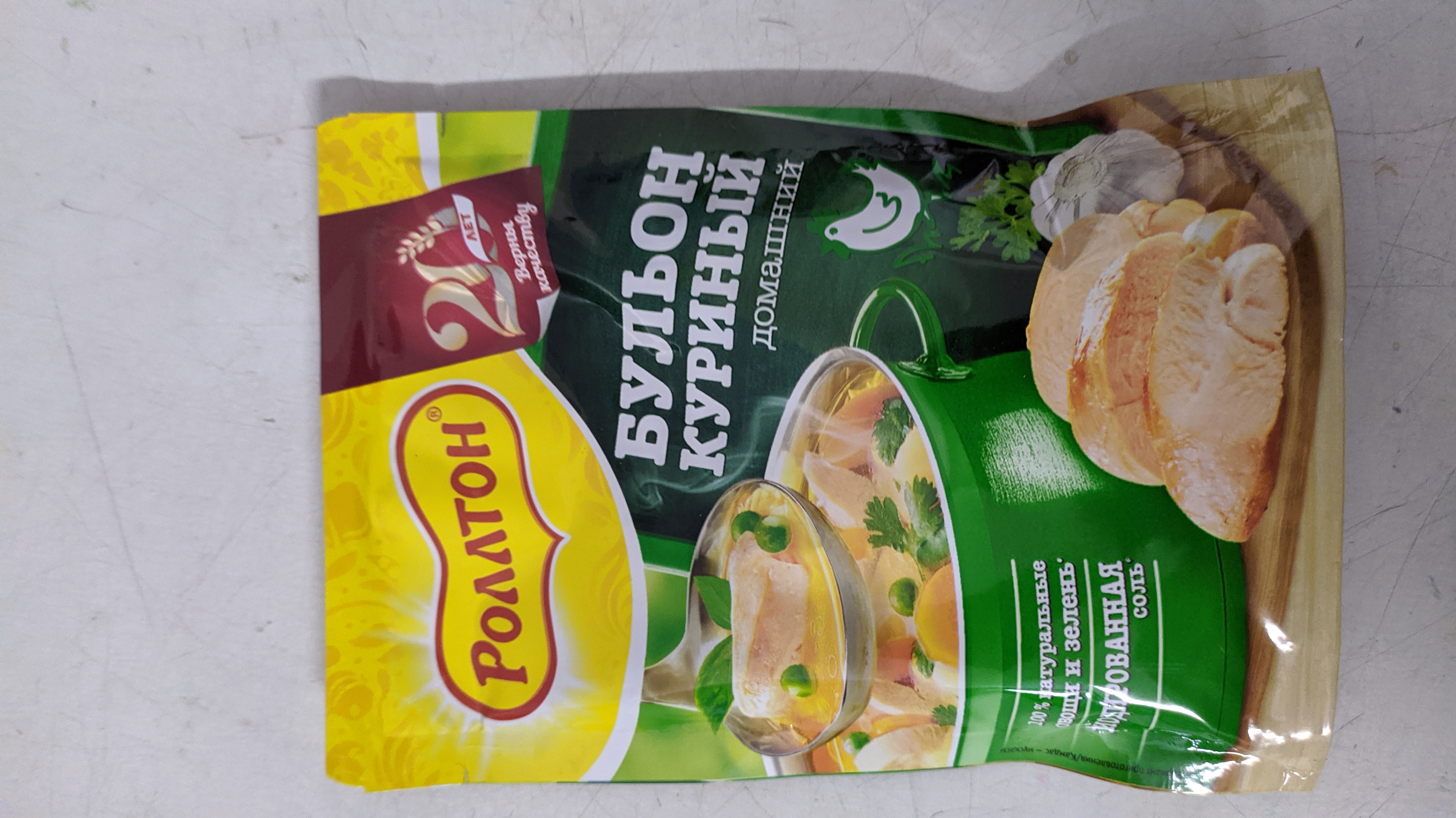 Бульон куриный Роллтон сух. 24*90г, пакет, Россия
